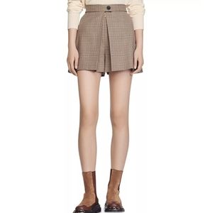 Sandro Checked Shorts